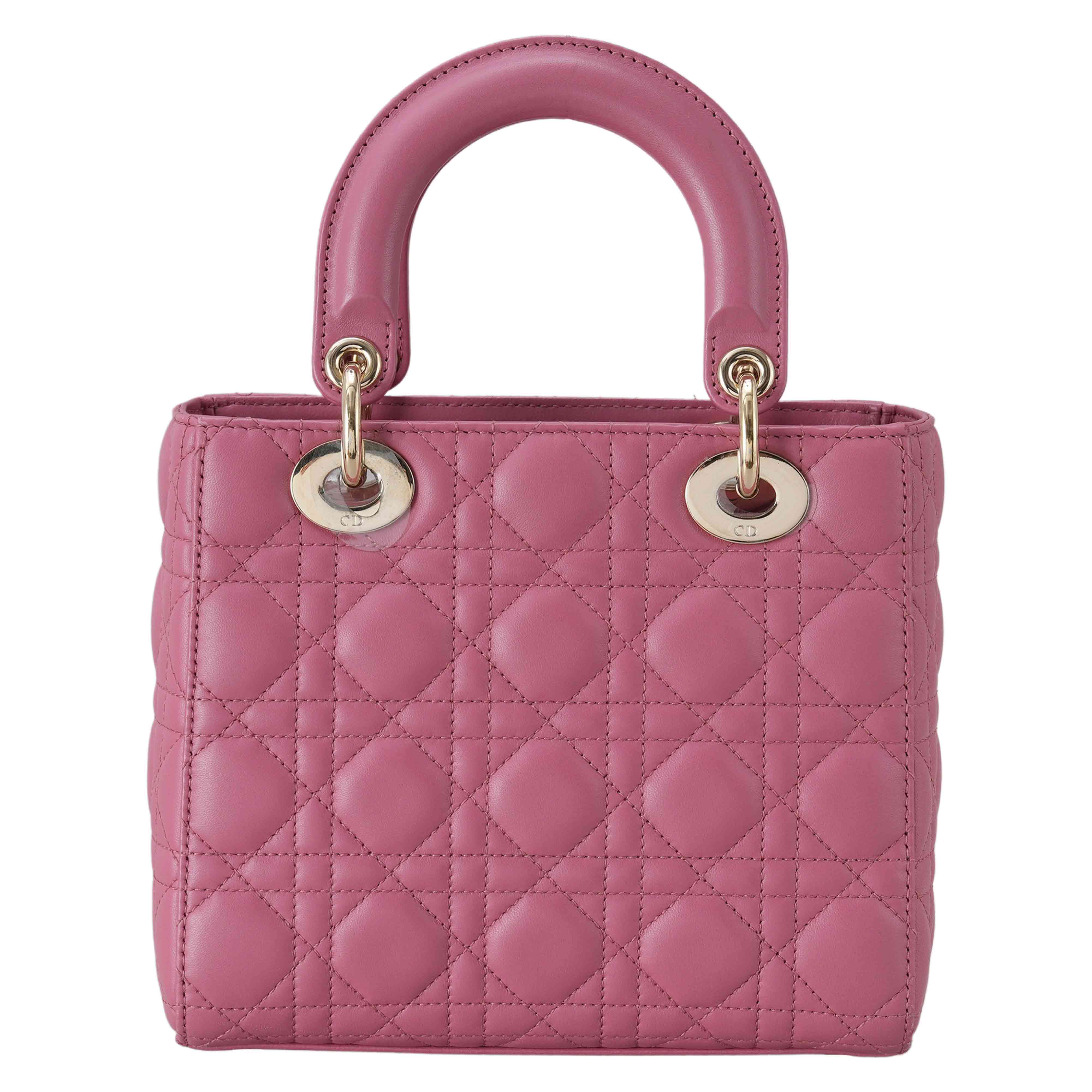 CHRISTIAN DIOR(USED)크리스찬디올 램스킨 레이디디올 스몰 MY ABC
